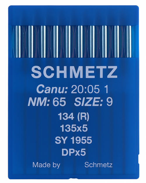 Schmetz 134R Size 65 NM 65 industrial sewing machine needles – pack of 10 Schmetz 134R Size 65 NM 65 industrial sewing machine needles – pack of 10