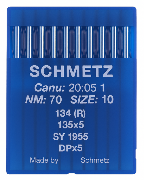 Schmetz 134R Size 70 NM 70 industrial sewing machine needles – pack of 10 Schmetz 134R Size 70 NM 70 industrial sewing machine needles – pack of 10