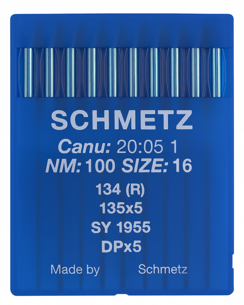 Schmetz 134R Size 100 NM 100 industrial sewing machine needles – pack of 10 Schmetz 134R Size 100 NM 100 industrial sewing machine needles – pack of 10