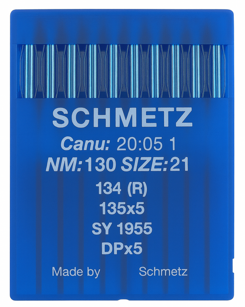 Schmetz 134R Size 130 NM 130 industrial sewing machine needles – pack of 10 Schmetz 134R Size 130 NM 130 industrial sewing machine needles – pack of 10
