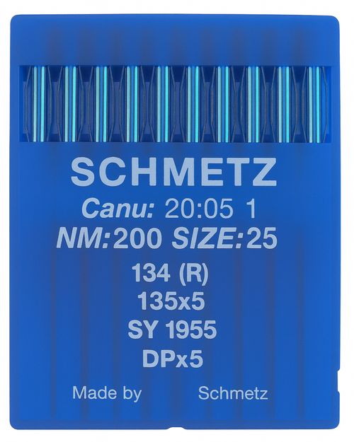Schmetz 134R Size 200 NM 200 industrial sewing machine needles – pack of 10 Schmetz 134R Size 200 NM 200 industrial sewing machine needles – pack of 10