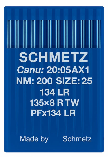 Schmetz 134 LR Size 200 Industrial Sewing Machine Needles Pack of 10 with Reverse Twist Point for extra heavy leather, saddlery and upholstery Schmetz 134 LR Size 200 Industrial Sewing Machine Needles Pack of 10 with Reverse Twist Point for extra heavy leather, saddlery and upholstery