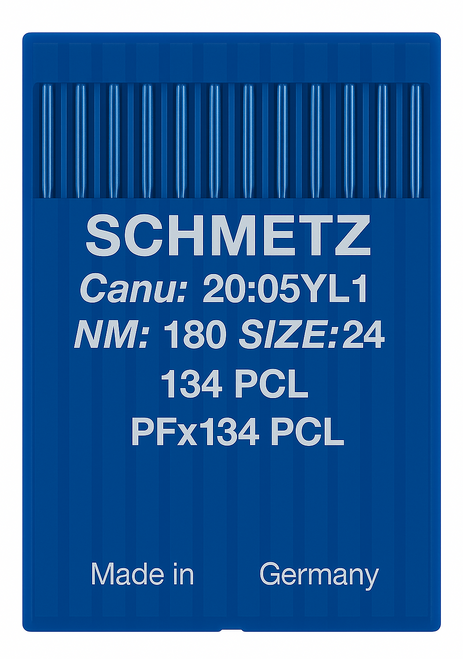Schmetz 134 PCL Size 180 Industrial Sewing Machine Needles Pack of 10 Narrow Wedge Point Left Groove Heavy Duty Schmetz 134 PCL Size 180 Industrial Sewing Machine Needles Pack of 10 Narrow Wedge Point Left Groove Heavy Duty