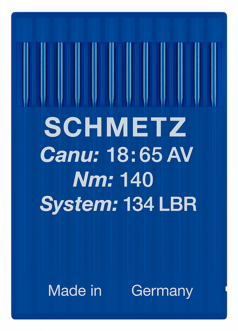 Schmetz 134 LBR Size 140 Industrial Sewing Machine Needles Pack of 10 with Wide Reverse Twist Point for decorative seams in leather and upholstery Schmetz 134 LBR Size 140 Industrial Sewing Machine Needles Pack of 10 with Wide Reverse Twist Point for decorative seams in leather and upholstery