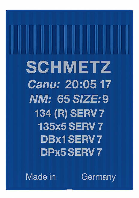 Schmetz 134 SERV 7 Size 65 Industrial Sewing Machine Needles Pack of 10 reinforced hump scarf Schmetz 134 SERV 7 Size 65 Industrial Sewing Machine Needles Pack of 10 reinforced hump scarf