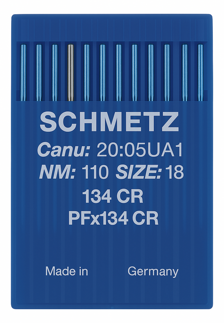 Schmetz 134 CR Size 110 Industrial Sewing Machine Needles Pack of 10 standard round point Schmetz 134 CR Size 110 Industrial Sewing Machine Needles Pack of 10 standard round point