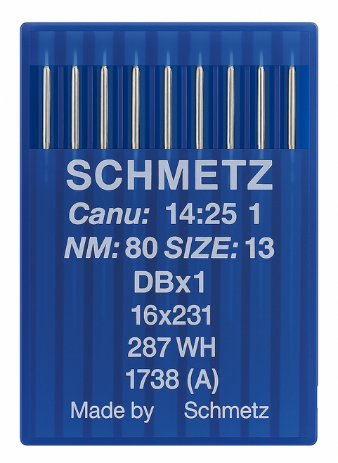 Schmetz 16X231 Size 85 Industrial Sewing Machine Needles Pack of 10 Standard Round Point for medium fabrics Schmetz 16X231 Size 85 Industrial Sewing Machine Needles Pack of 10 Standard Round Point for medium fabrics