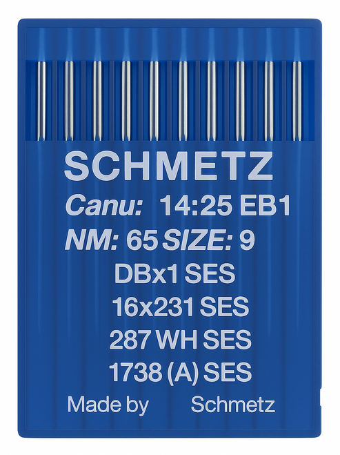 Schmetz 16X231 SES Size 65 Industrial Sewing Machine Needles Pack of 10 Light Ball Point for light to medium fabrics Schmetz 16X231 SES Size 65 Industrial Sewing Machine Needles Pack of 10 Light Ball Point for light to medium fabrics