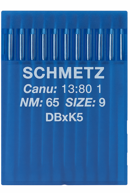 Schmetz DBXK5 Size 65 Industrial Sewing Machine Needles Pack of 10 with standard round point for lightweight fabrics Schmetz DBXK5 Size 65 Industrial Sewing Machine Needles Pack of 10 with standard round point for lightweight fabrics
