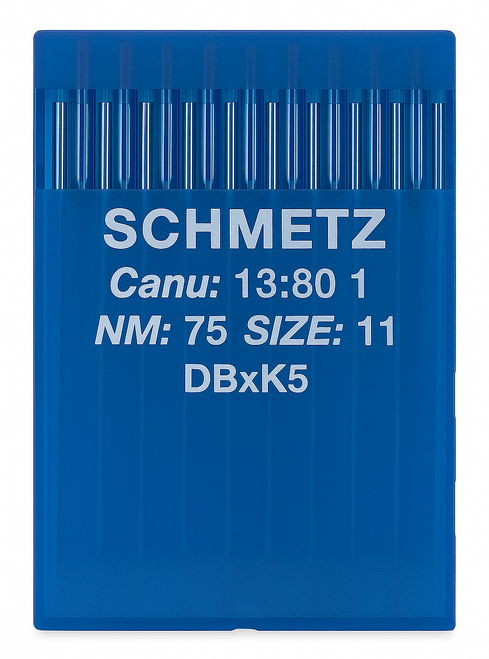 Schmetz DBXK5 Size 75 Industrial Sewing Machine Needles Pack of 10 for light to medium fabrics Schmetz DBXK5 Size 75 Industrial Sewing Machine Needles Pack of 10 for light to medium fabrics