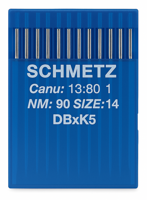 Schmetz DBXK5 Size 90 Industrial Sewing Machine Needles Pack of 10 for heavy fabrics Schmetz DBXK5 Size 90 Industrial Sewing Machine Needles Pack of 10 for heavy fabrics