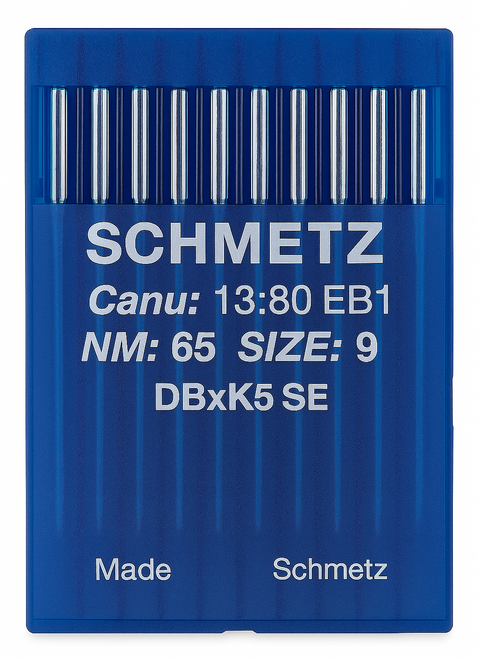 Schmetz DBXK5 SES Size 65 Industrial Sewing Machine Needles Pack of 10 with Light Ball Point for lightweight fabrics Schmetz DBXK5 SES Size 65 Industrial Sewing Machine Needles Pack of 10 with Light Ball Point for lightweight fabrics