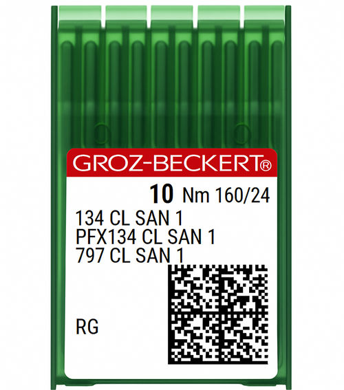Groz Beckert 134CL SAN1 NM 160 Size 23 Industrial Embroidery Needles – Pack of 10