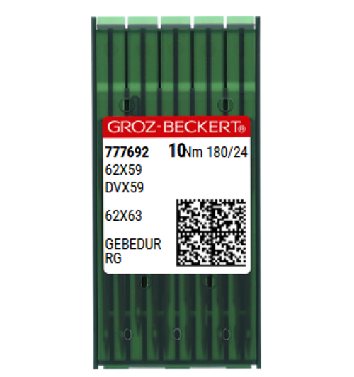 Groz Beckert 62X59GEBX180GB NM 180 GEBEDUR Titanium-Coated Chainstitch Quilting Needles Size 24 Pack of 10 for Mattress and Upholstery Groz Beckert 62X59GEBX180GB NM 180 GEBEDUR Titanium-Coated Chainstitch Quilting Needles Size 24 Pack of 10 for Mattress and Upholstery