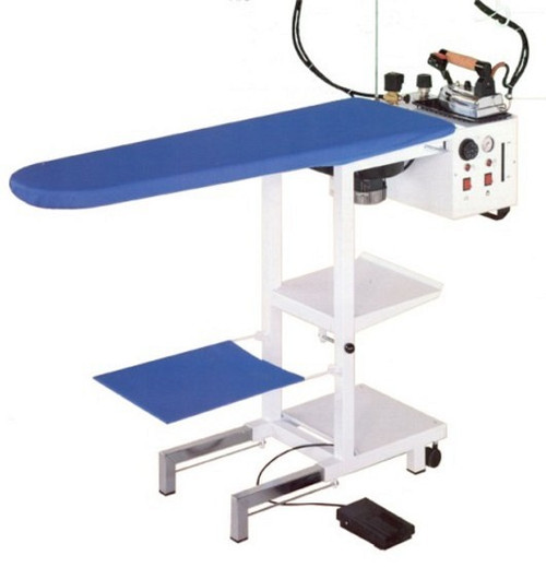 Speedy vacuum and heated ironing table with built-in 5-litre boiler professional all-in-one steam ironing system with Snail boiler commercial vacuum ironing table and steam iron Speedy vacuum and heated ironing table with built-in 5-litre boiler professional all-in-one steam ironing system with Snail boiler commercial vacuum ironing table and steam iron