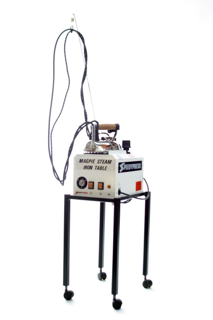 Magpie 5-litre British ironing boiler and steam iron system commercial heavy-duty steam iron with stainless steel boiler professional UK-made ironing boiler for continuous use