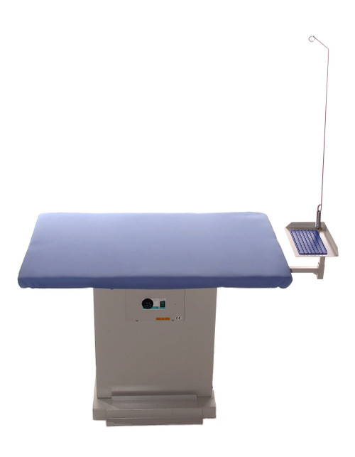 Rectangular industrial vacuum and heated ironing table 125cm x 75cm double press area ironing table for commercial use heavy-duty vacuum ironing board for sheets and curtains Rectangular industrial vacuum and heated ironing table 125cm x 75cm double press area ironing table for commercial use heavy-duty vacuum ironing board for sheets and curtains