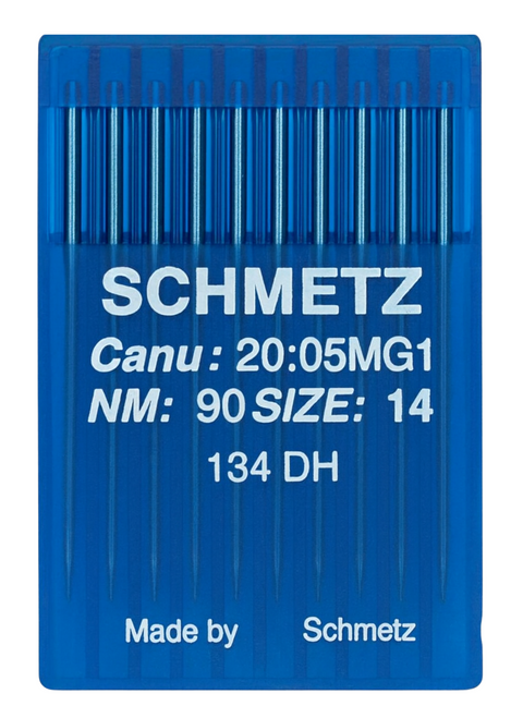 Schmetz 134 DH Size 90 Industrial Sewing Machine Needles Pack of 10 with Half Triangular Point for leather and coated fabrics Schmetz 134 DH Size 90 Industrial Sewing Machine Needles Pack of 10 with Half Triangular Point for leather and coated fabrics