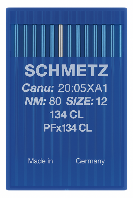 Schmetz 134 CL Size 80 Industrial Sewing Machine Needles Pack of 10 with Standard Round Point for general sewing Schmetz 134 CL Size 80 Industrial Sewing Machine Needles Pack of 10 with Standard Round Point for general sewing