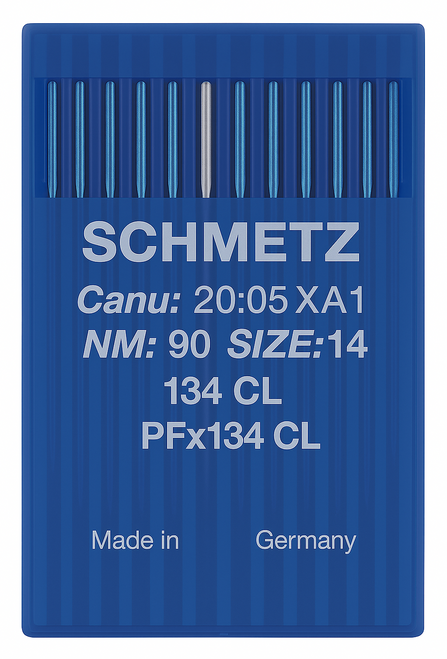 Schmetz 134 CL Size 90 Industrial Sewing Machine Needles Pack of 10 with Standard Round Point for general sewing Schmetz 134 CL Size 90 Industrial Sewing Machine Needles Pack of 10 with Standard Round Point for general sewing