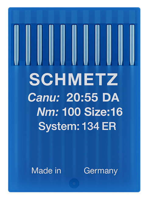 Schmetz 134-ER Size 100 Industrial Sewing Machine Needles Pack of 10 Schmetz 134-ER Size 100 Industrial Sewing Machine Needles Pack of 10
