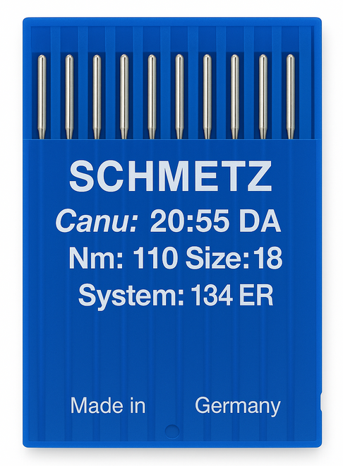 Schmetz 134-ER Size 110 Industrial Sewing Machine Needles Pack of 10 Schmetz 134-ER Size 110 Industrial Sewing Machine Needles Pack of 10