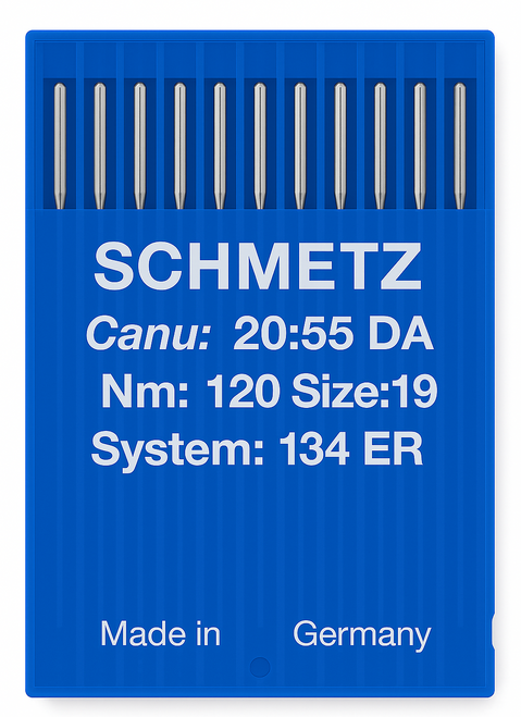 Schmetz 134-ER Size 120 Industrial Sewing Machine Needles Pack of 10 Schmetz 134-ER Size 120 Industrial Sewing Machine Needles Pack of 10