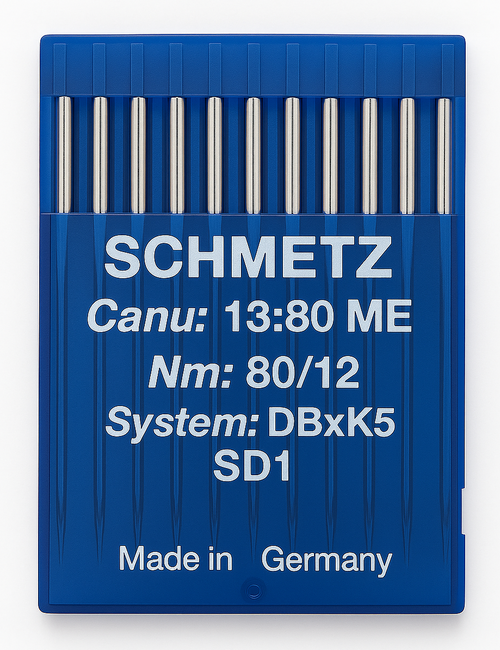 Schmetz DBxK5 SD1 Size 80 industrial sewing machine needles pack of 10 Schmetz DBxK5 SD1 Size 80 industrial sewing machine needles pack of 10
