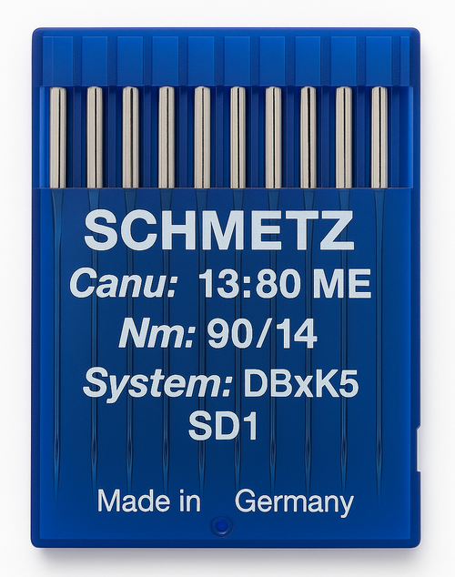 Schmetz DBxK5 SD1 Size 90 industrial sewing machine needles pack of 10 Schmetz DBxK5 SD1 Size 90 industrial sewing machine needles pack of 10