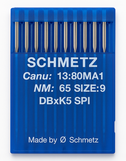 Schmetz DBxK5 SPI Size 65 industrial sewing machine needles pack of 10 Schmetz DBxK5 SPI Size 65 industrial sewing machine needles pack of 10