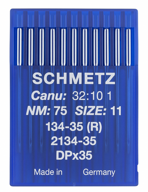 Schmetz 134-35R Size 75 industrial sewing machine needles pack of 10 for lockstitch machines Schmetz 134-35R Size 75 industrial sewing machine needles pack of 10 for lockstitch machines