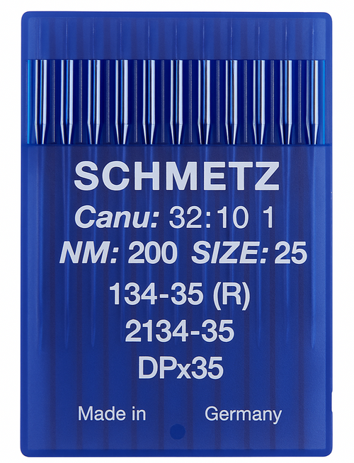 Schmetz 134-35R Size 200 industrial sewing machine needles pack of 10 for heavy-duty lockstitch machines Schmetz 134-35R Size 200 industrial sewing machine needles pack of 10 for heavy-duty lockstitch machines