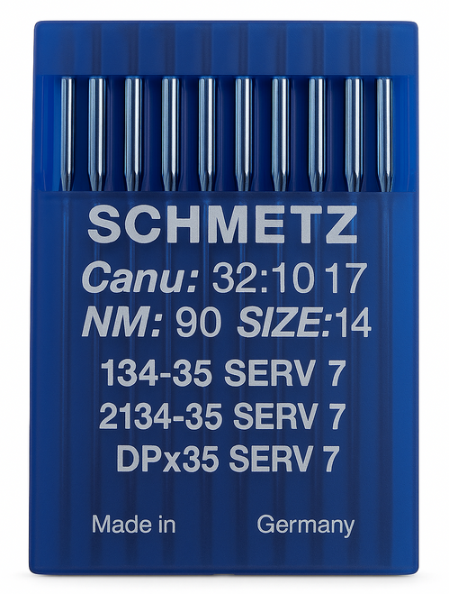 Schmetz 134-35 SERV 7 Size 90 industrial sewing machine needles pack of 10