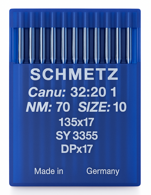 Schmetz 135x17 Size 70 industrial sewing machine needles pack of 10 Schmetz 135x17 Size 70 industrial sewing machine needles pack of 10
