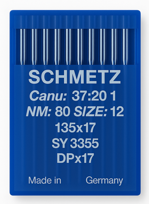 Schmetz 135x17 Size 80 industrial sewing machine needles pack of 10 Schmetz 135x17 Size 80 industrial sewing machine needles pack of 10