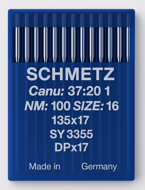 Schmetz 135x17 Size 100 industrial sewing machine needles pack of 10 Schmetz 135x17 Size 100 industrial sewing machine needles pack of 10