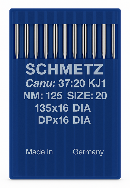 Schmetz 135x16 DIA Size 125 industrial sewing machine needles pack of 10 diamond point for leather and upholstery Schmetz 135x16 DIA Size 125 industrial sewing machine needles pack of 10 diamond point for leather and upholstery