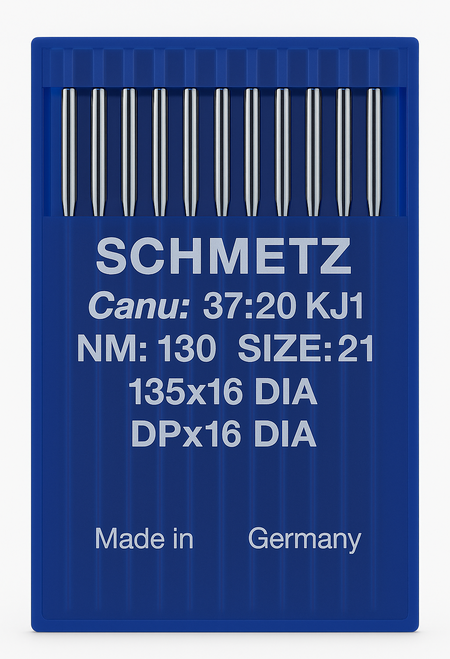 Schmetz 135x16 DIA Size 130 industrial sewing machine needles pack of 10 diamond point for leather and upholstery