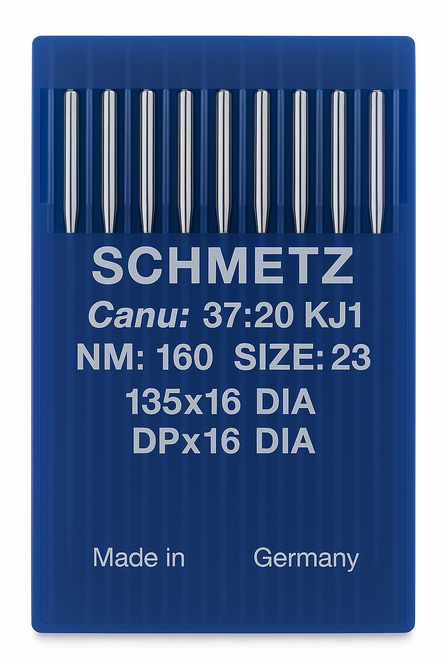 Schmetz 135x16 DIA Size 160 industrial sewing machine needles pack of 10 diamond point for leather and heavy-duty materials