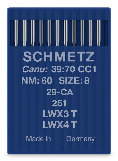 Schmetz 251 Size 60 industrial sewing machine needles pack of 10 for blindstitch and chainstitch machines Schmetz 251 Size 60 industrial sewing machine needles pack of 10 for blindstitch and chainstitch machines