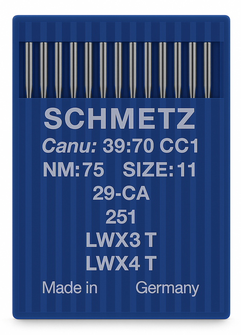 Schmetz 251 Size 75 industrial sewing machine needles pack of 10 for blindstitch and chainstitch machines Schmetz 251 Size 75 industrial sewing machine needles pack of 10 for blindstitch and chainstitch machines