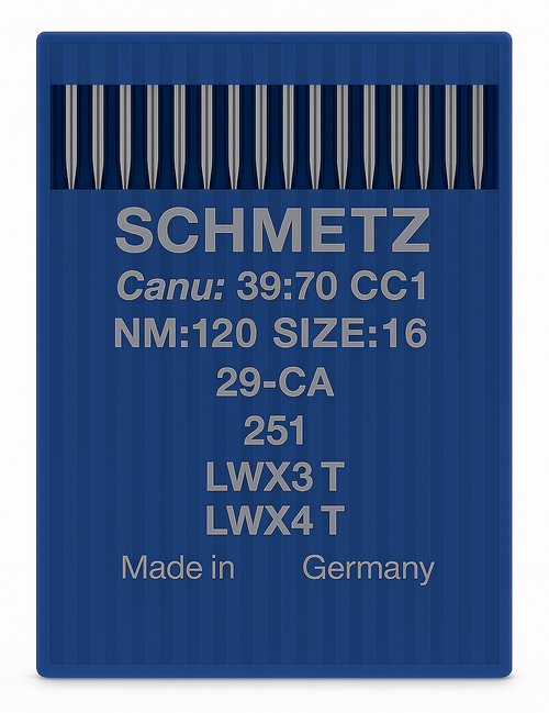 Schmetz 251 Size 120 industrial sewing machine needles pack of 10 for blindstitch and chainstitch machines Schmetz 251 Size 120 industrial sewing machine needles pack of 10 for blindstitch and chainstitch machines