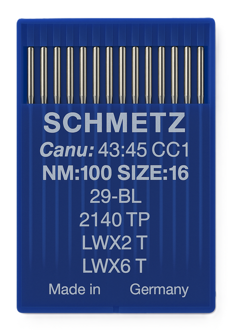 Schmetz 29-34 Size 100 industrial sewing machine needles pack of 10 for blindstitch and chainstitch on medium to heavy fabrics Schmetz 29-34 Size 100 industrial sewing machine needles pack of 10 for blindstitch and chainstitch on medium to heavy fabrics