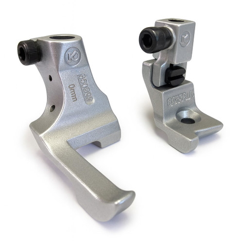 KH367PJ 6mm Adjustable Left Piping Foot Set for Dürkopp Adler Industrial Sewing Machines – Adjustable Groove for Precision Piping