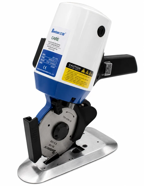 Santian ST-100 100mm round knife electric fabric cutting machine