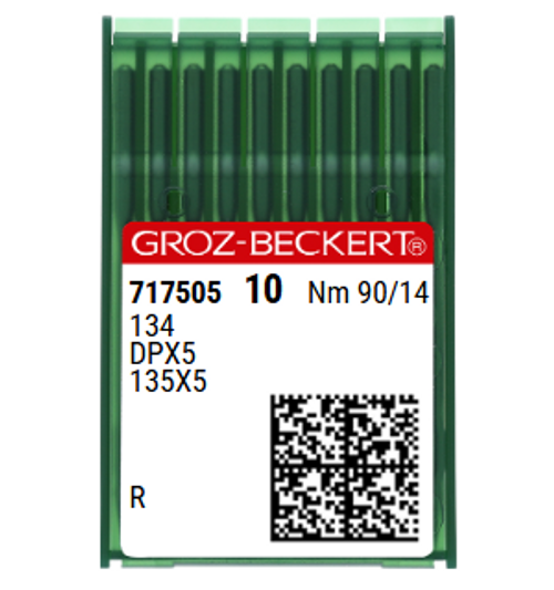 Groz Beckert 134R Size 100 Industrial Sewing Machine Needles Pack of 10 NM 100 Size 16 DPX5 135X5 135X7 compatible. Groz Beckert 134R Size 100 Industrial Sewing Machine Needles Pack of 10 NM 100 Size 16 DPX5 135X5 135X7 compatible.