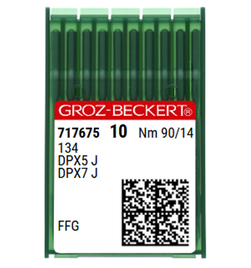 Groz Beckert 134 FFG SES Size 90 Light Ball Point Industrial Sewing Needles Pack of 10 NM 90 Size 14 for jersey and knit fabrics. Groz Beckert 134 FFG SES Size 90 Light Ball Point Industrial Sewing Needles Pack of 10 NM 90 Size 14 for jersey and knit fabrics.