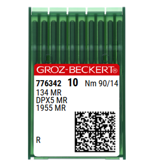 Groz Beckert MR4 134R NM 90 Size 14 Industrial Multidirectional Sewing Needles – Pack of 10 for Pocket Setting and Woven Fabrics. Groz Beckert MR4 134R NM 90 Size 14 Industrial Multidirectional Sewing Needles – Pack of 10 for Pocket Setting and Woven Fabrics.