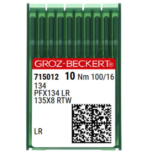 Groz Beckert 134LR NM 100 Size 16 Leather Needles – Reverse Twist Point for Industrial Sewing – Pack of 10. Groz Beckert 134LR NM 100 Size 16 Leather Needles – Reverse Twist Point for Industrial Sewing – Pack of 10.
