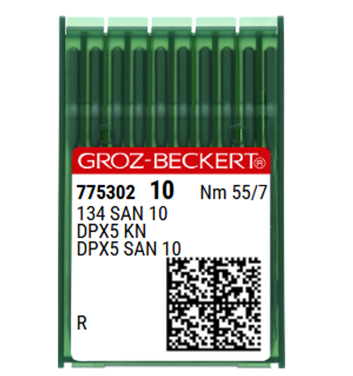 Groz Beckert SAN 10 NM 55 Size 7 SET RD Sewing Needles – For Fine Woven Fabrics – Pack of 10 Groz Beckert SAN 10 NM 55 Size 7 SET RD Sewing Needles – For Fine Woven Fabrics – Pack of 10